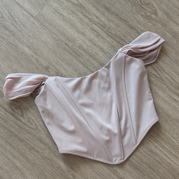 Vici Tops - NWOT Vici Collection Elegant Pink Off-Shoulder Corset Top